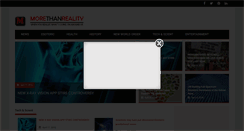Desktop Screenshot of morethanreality.com